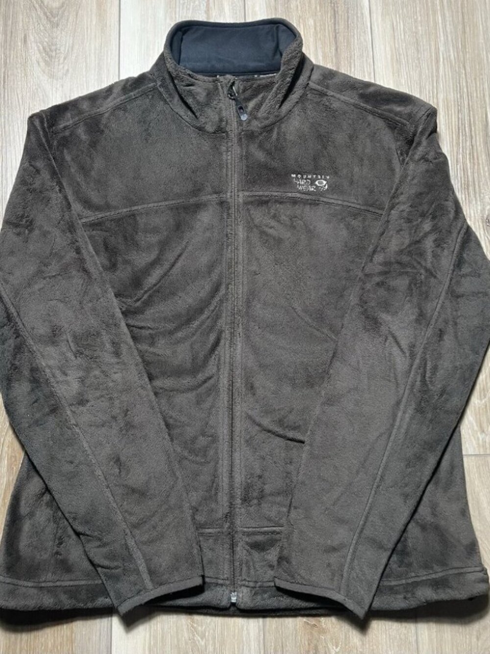 Mountain Hardwear Brown Soft Fleece Jacket - Women Size XL